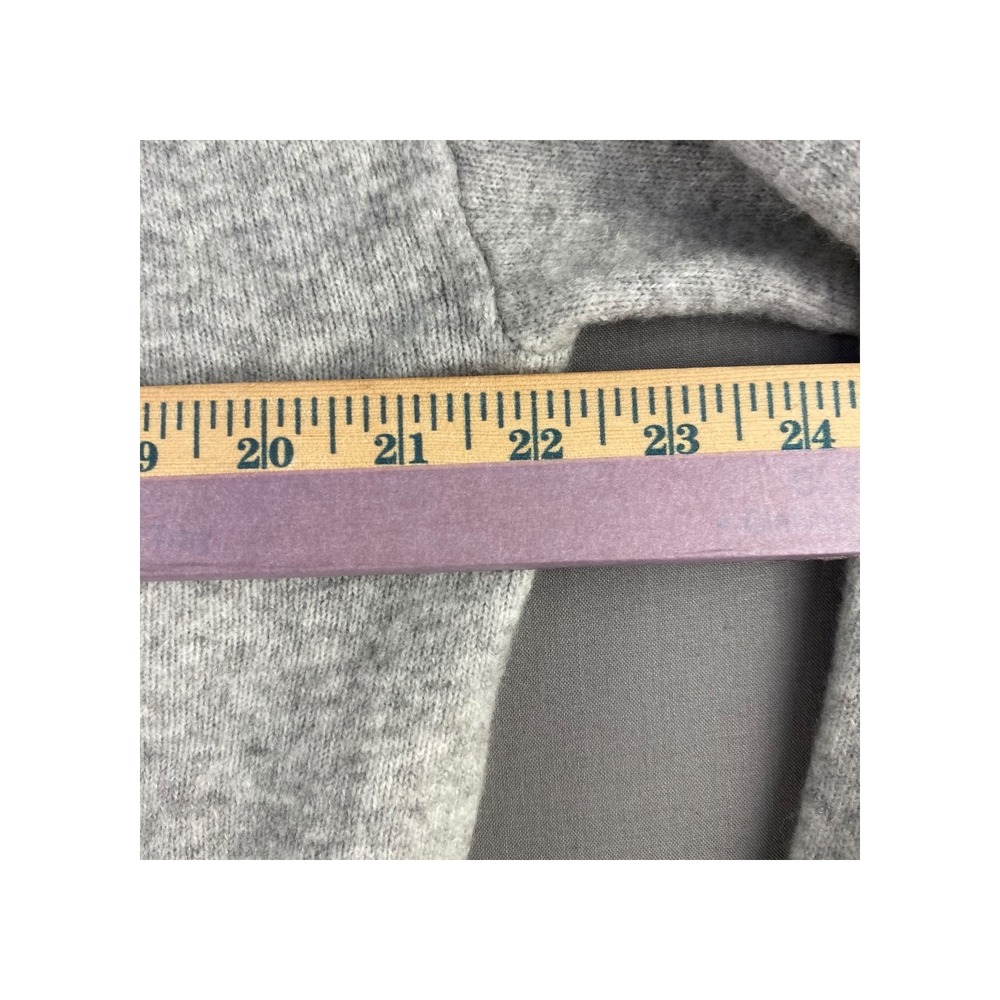 Talbots Light Gray Button-Front Long Cardigan - Picture 4 of 6